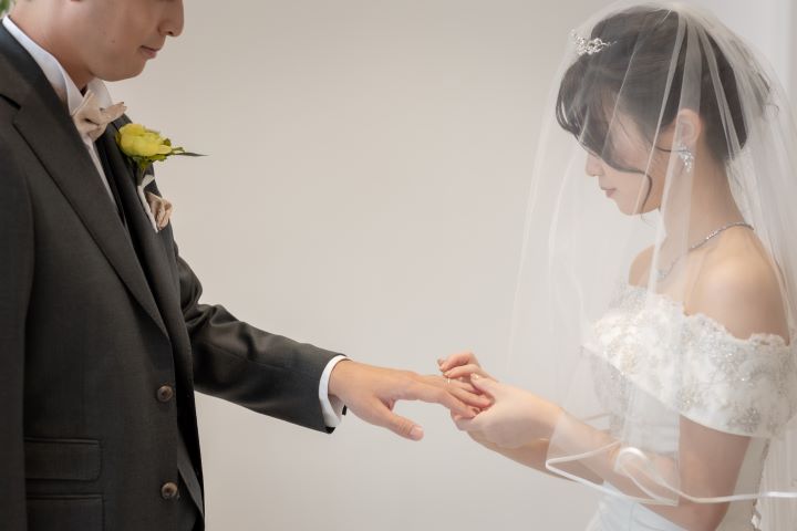 挙式セレモニーのご紹介♪ ~指輪交換~